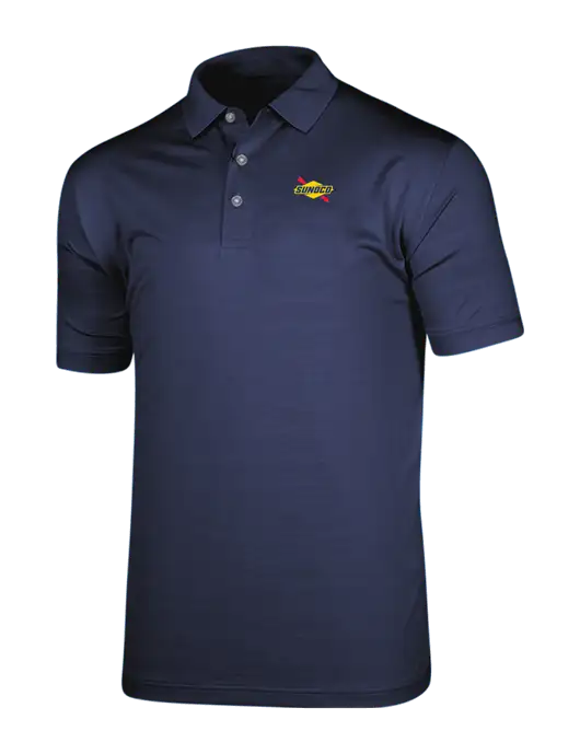Callaway Vibrant Navy Ventilated Polo w/Sunoco Logo