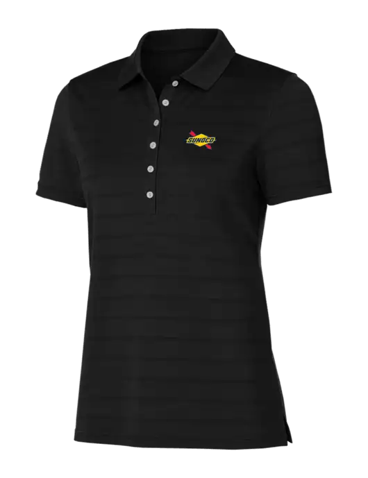 Callaway Womens Black Ventilated Polo w/Sunoco Logo