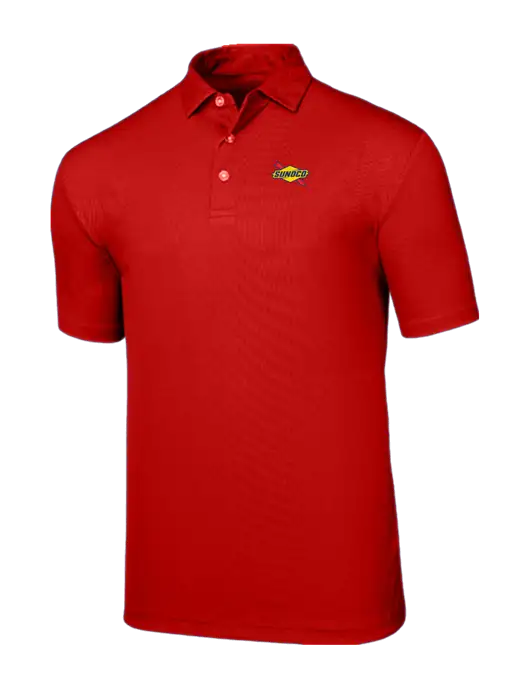 Callaway Birdseye Red Polo w/Sunoco Logo