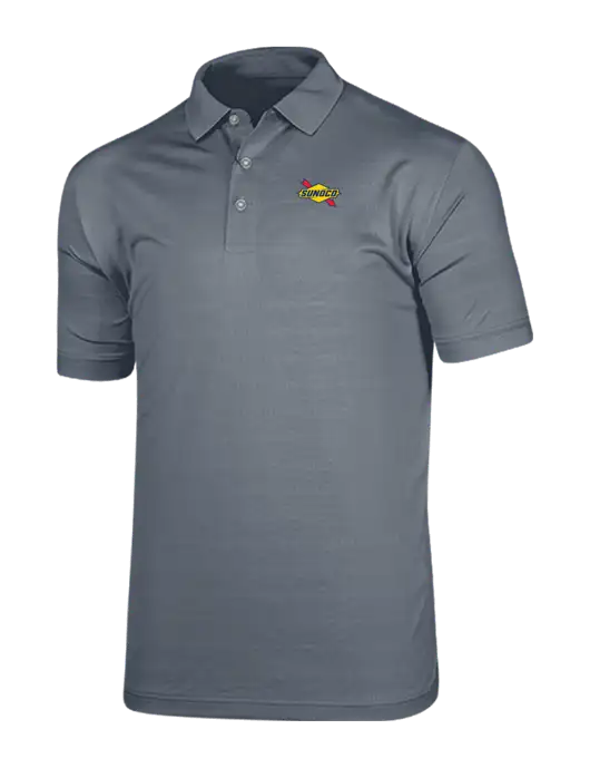 Callaway Vibrant Light Grey Ventilated Polo w/Sunoco Logo