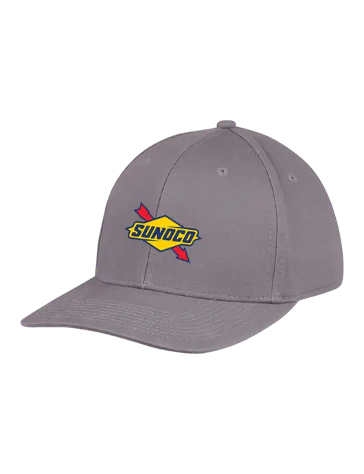 Premium Modern Structured Twill Charcoal Snapback Cap w/Sunoco Logo