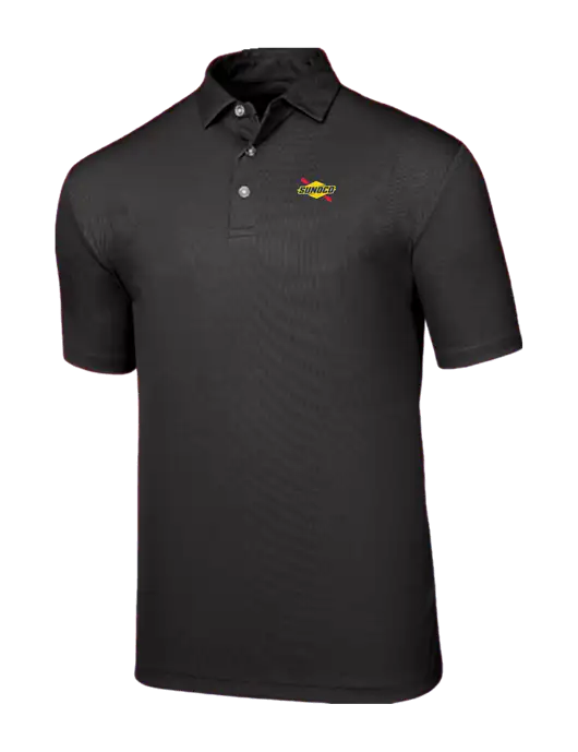 Callaway Birdseye Black Polo w/Sunoco Logo