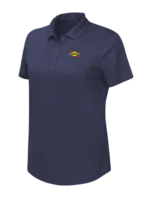 Callaway Womens Birdseye Navy Polo w/Sunoco Logo