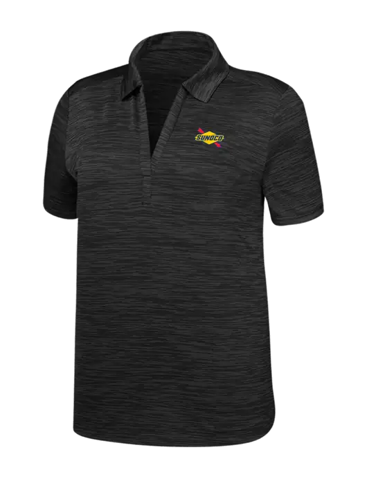 Callaway Womens Black Broken Stripe w/Sunoco Logo