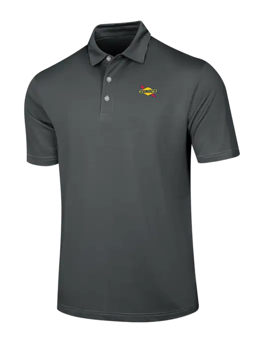 Callaway Black Fine Line Stripe Polo w/Sunoco Logo