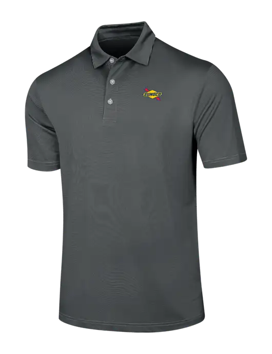 Callaway Black Fine Line Stripe Polo w/Sunoco Logo