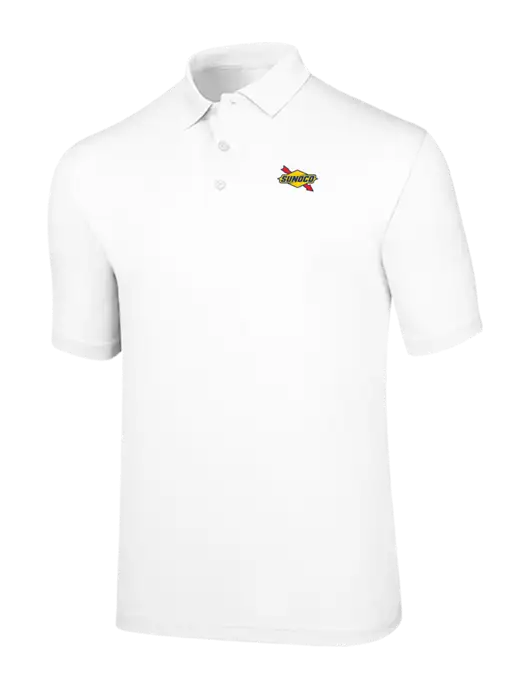 Callaway Opti-Dri White Chev Polo w/Sunoco Logo