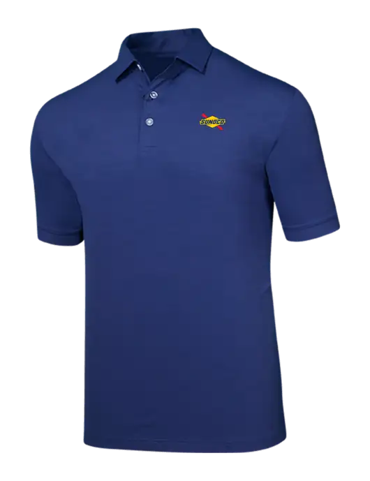Callaway Navy Fashion Tonal Polo w/Sunoco Logo