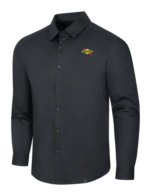 OGIO Black Commuter Woven Shirt w/Sunoco Logo