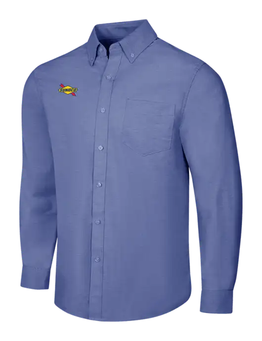 Navy SuperPro Oxford Shirt w/Sunoco Logo