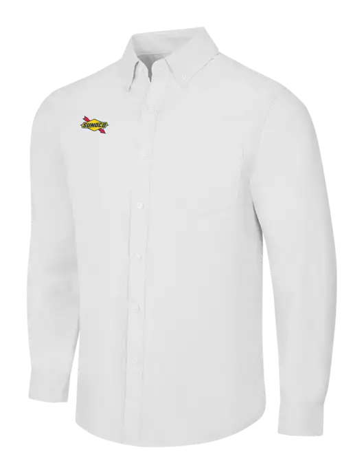White SuperPro Oxford Shirt w/Sunoco Logo