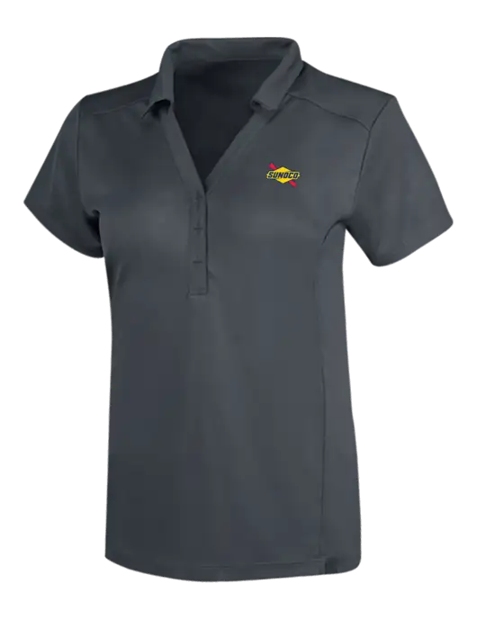 OGIO Dark Grey Womens Framework Polo w/Sunoco Logo