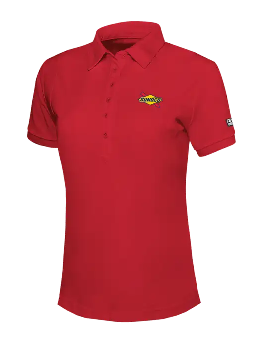 OGIO Womens Red Jewel Polo w/Sunoco Logo