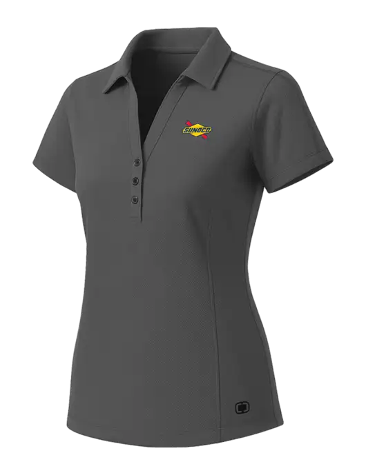 OGIO Womens Medium Grey ONYX Polo w/Sunoco Logo