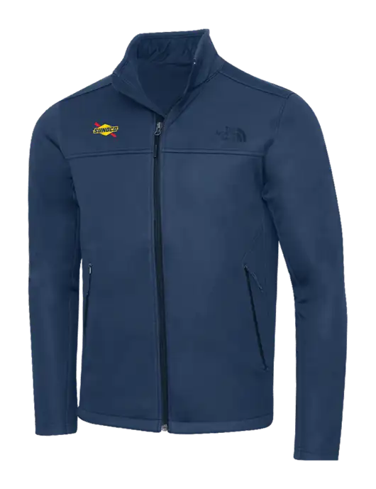 North Face Dark Navy Ridgewall Soft Shell Jacket w/Sunoco Logo