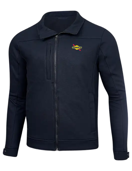 Cornerstone Navy Duck Bonded Soft Shell Jacket w/Sunoco Logo