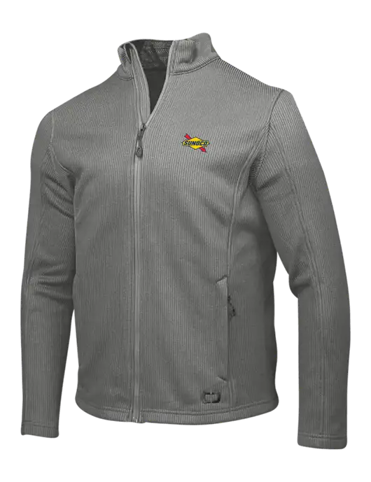OGIO Medium Grey Grit Fleece Jacket w/Sunoco Logo