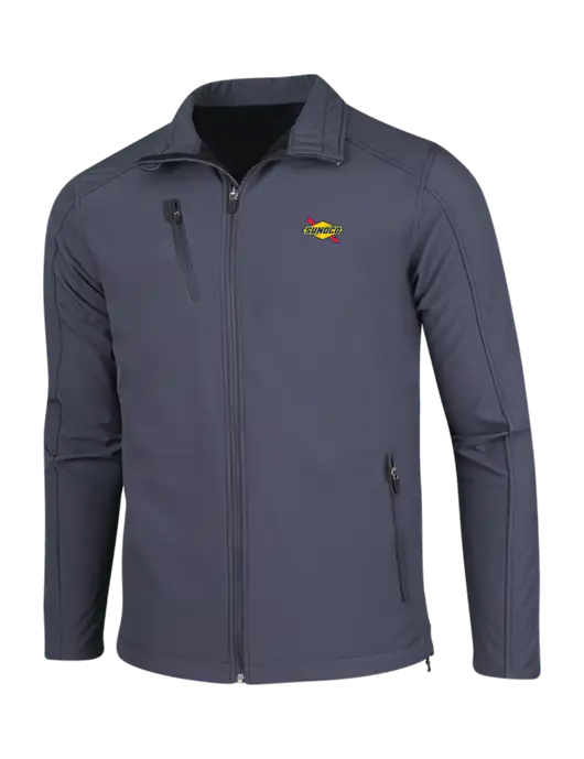 Dark Grey Welded Softshell Jacket w/Sunoco Logo