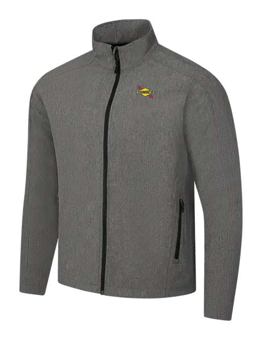 Medium Grey Heather Core Soft Shell Jacket w/Sunoco Logo