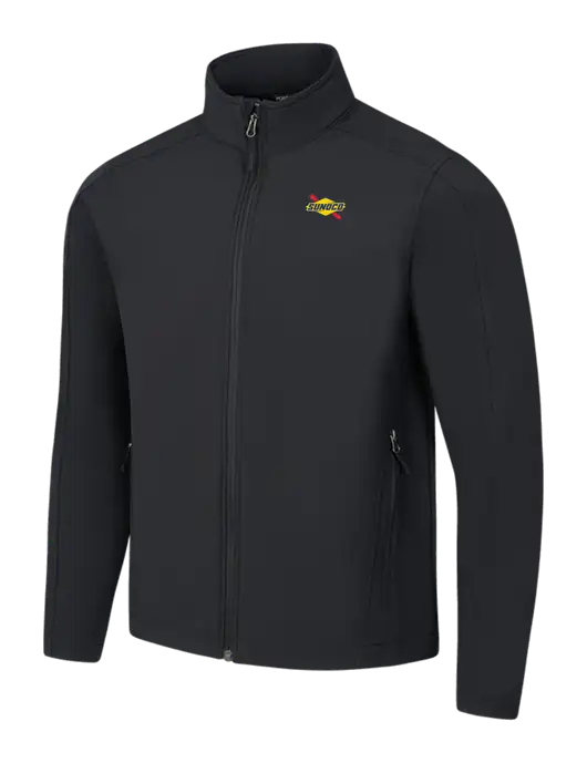 Black Core Soft Shell Jacket w/Sunoco Logo