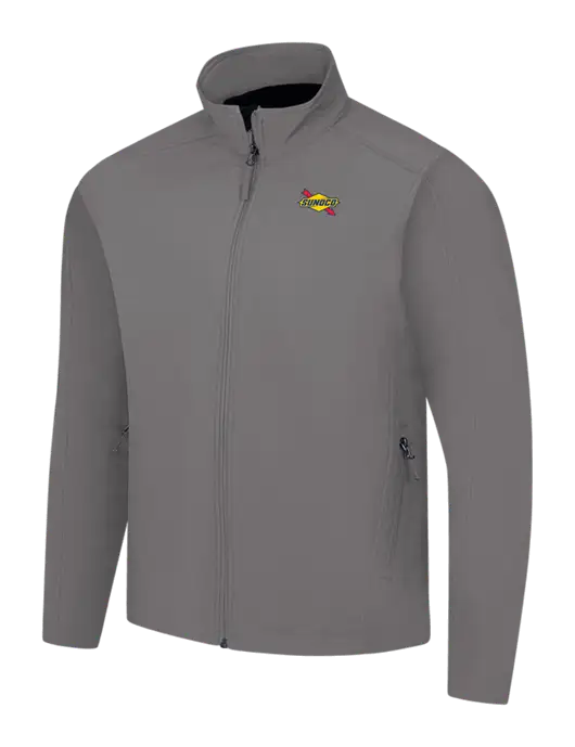 Medium Grey Core Soft Shell Jacket w/Sunoco Logo