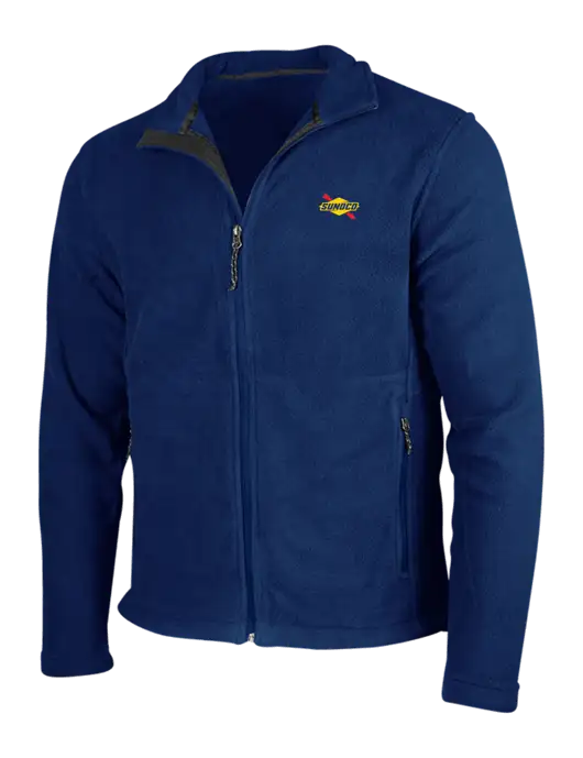 Navy Fleece Jacket w/Sunoco Logo