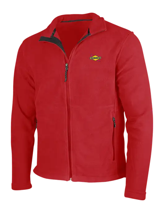 Red Fleece Jacket w/Sunoco Logo