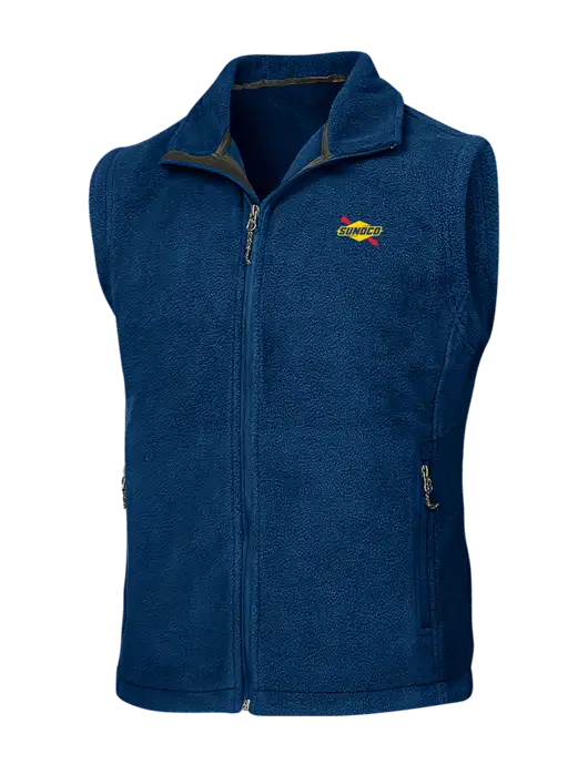 Navy Fleece Vest w/Sunoco Logo