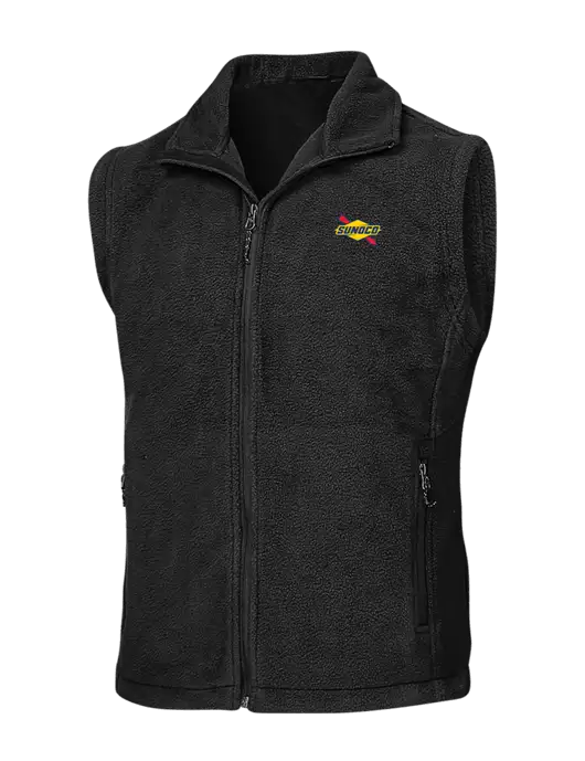 Black Fleece Vest w/Sunoco Logo