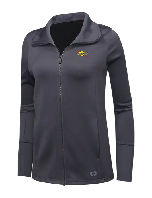 OGIO Dark Grey Womens Endurance Modern Performance Full-Zip w/Sunoco Logo