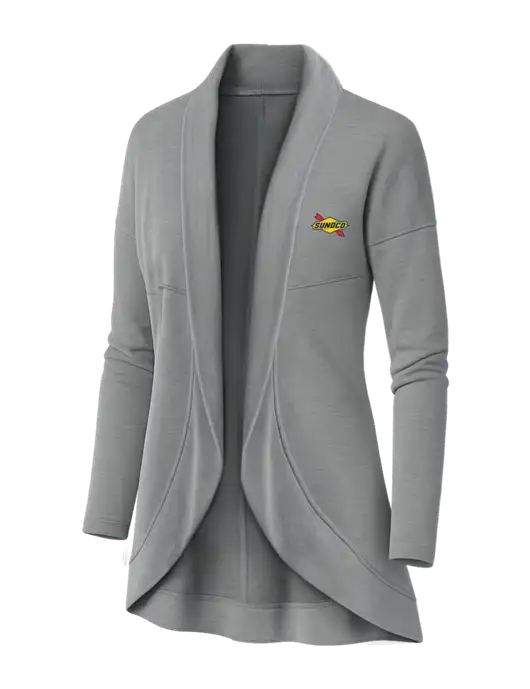 OGIO Light Grey Heather Womens Luuma Cocoon Fleece w/Sunoco Logo