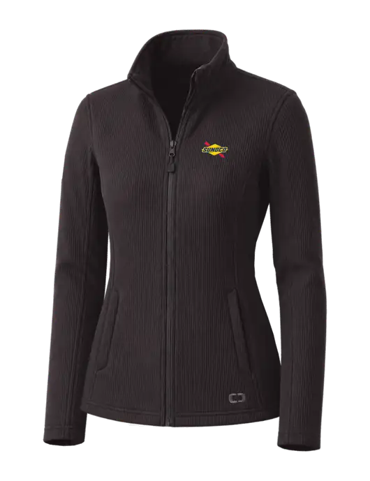 OGIO Blacktop Womens Grit Fleece Jacket w/Sunoco Logo