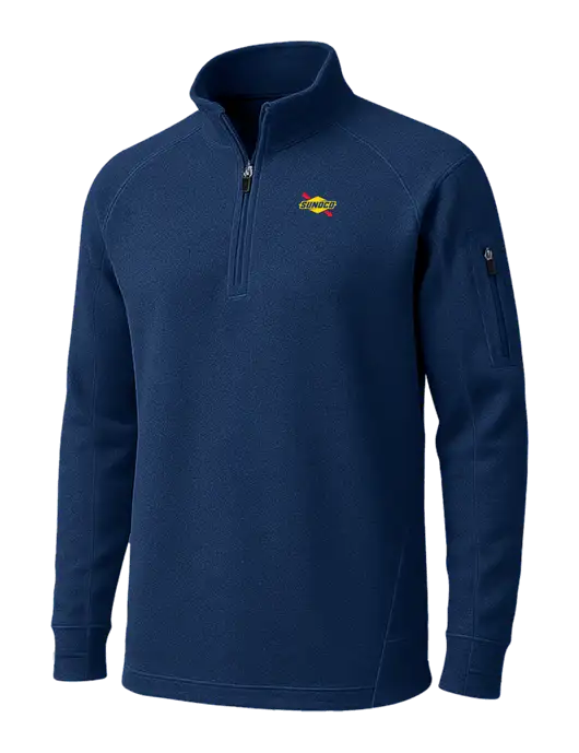 True Navy Tech Fleece 1/4 Zip Pullover w/Sunoco Logo