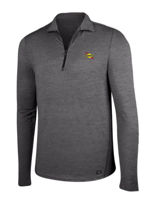 OGIO Gear Grey Heather Endurance Force 1/4 Zip w/Sunoco Logo