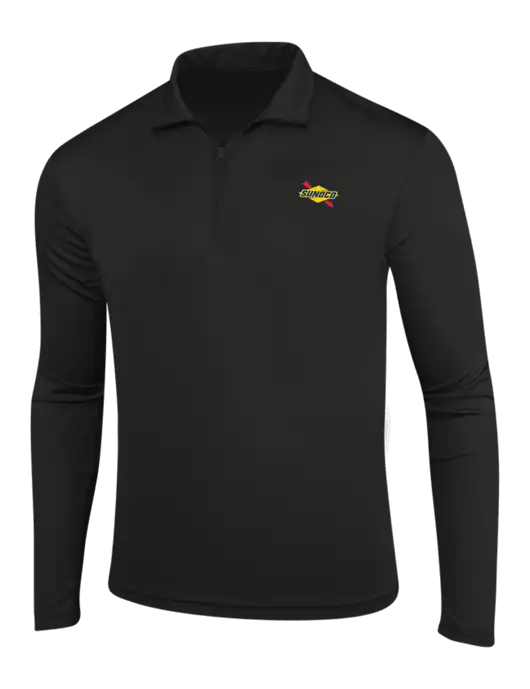 Black PosiCharge Competitor 1/4 Zip Pullover w/Sunoco Logo
