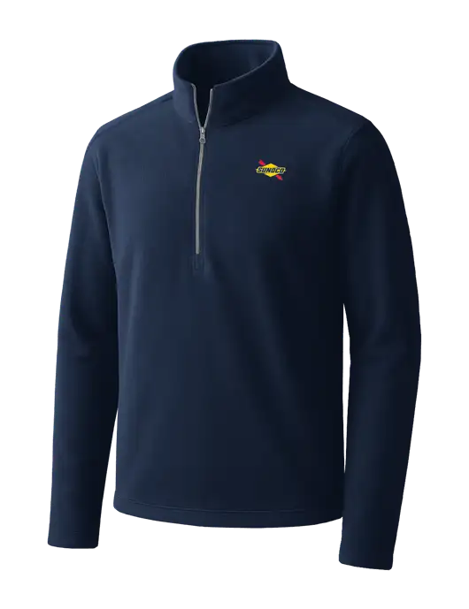 Navy Microfleece 1/2 Zip Pullover w/Sunoco Logo