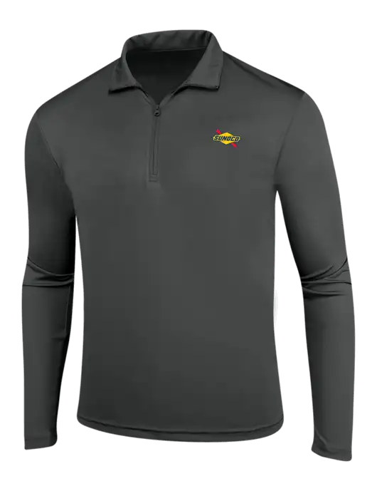 Dark Grey PosiCharge Competitor 1/4 Zip Pullover w/Sunoco Logo