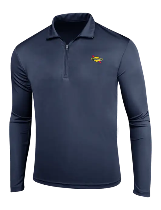 Navy PosiCharge Competitor 1/4 Zip Pullover w/Sunoco Logo
