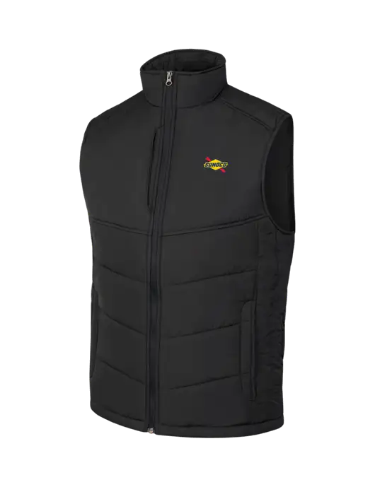 Black/Black Puffy Vest w/Sunoco Logo