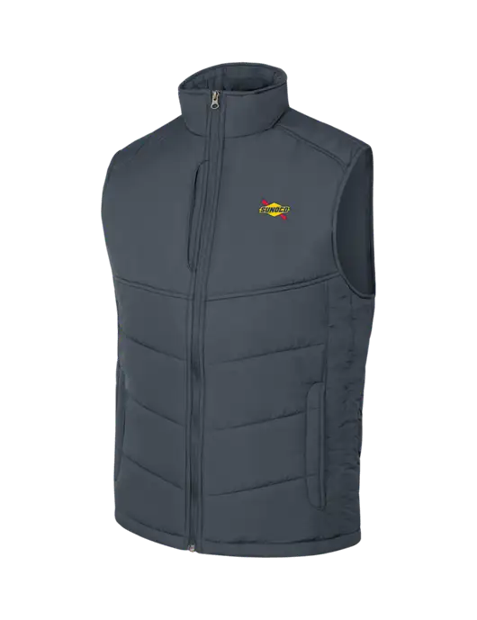 Dark Slate/Black Puffy Vest w/Sunoco Logo
