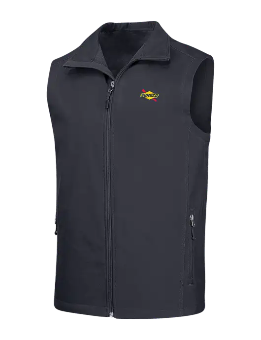 Dark Grey Core Soft Shell Vest w/Sunoco Logo