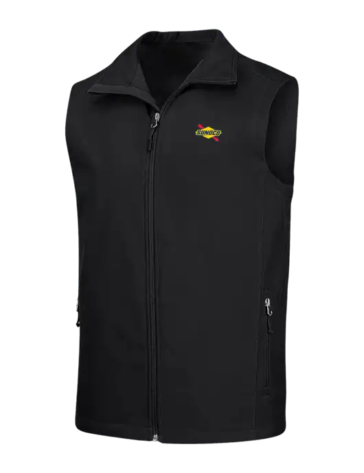 Black Core Soft Shell Vest w/Sunoco Logo