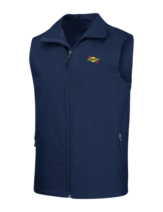 Navy Core Soft Shell Vest w/Sunoco Logo