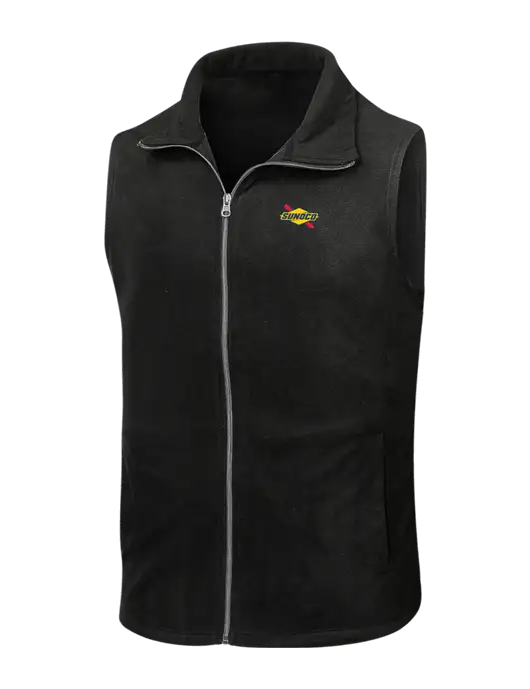 Black Microfleece Vest w/Sunoco Logo