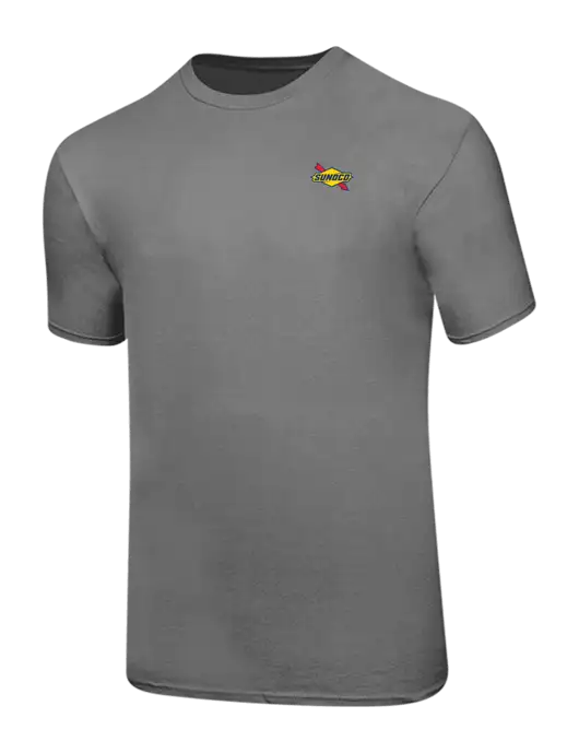 Ring Spun Medium Grey 4.5 oz T-Shirt w/Sunoco Logo