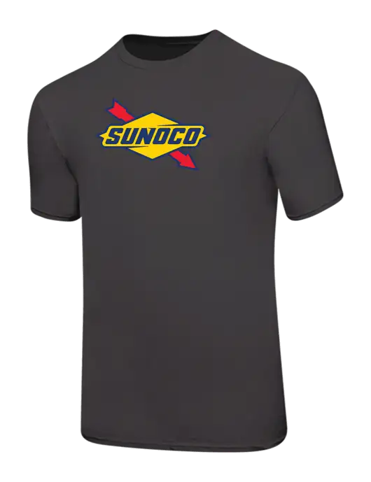 Ring Spun Charcoal 4.5 oz T-Shirt w/Sunoco Logo