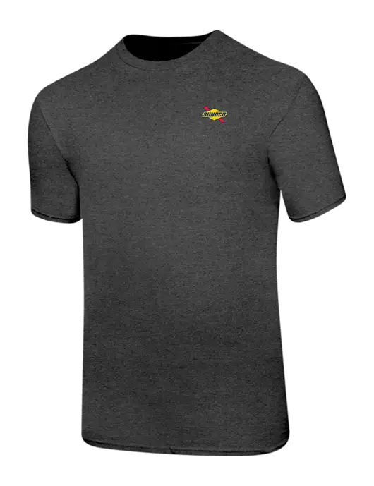 Ring Spun Dark Heather Grey 4.5 oz T-Shirt w/Sunoco Logo