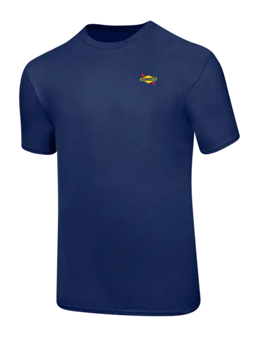Ring Spun Navy 4.5 oz T-Shirt w/Sunoco Logo