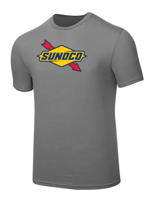 Seriously Soft Medium Grey T-Shirt w/Sunoco Logo