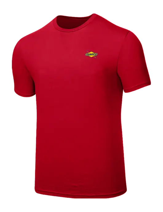 Seriously Soft Red T-Shirt w/Sunoco Logo